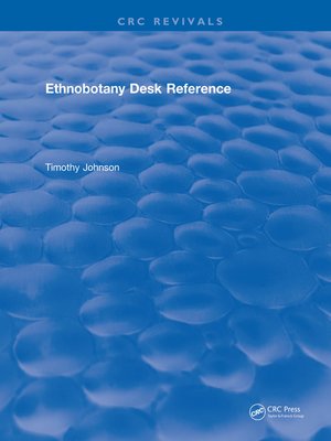 cover image of CRC Ethnobotany Desk Reference